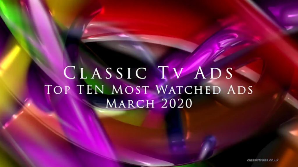 Classic Tv Ads Top Ten (March 2020)